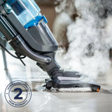 EAN 11120235340 - Bissell Vac & Steam Fregona a vapor 1,35 L 1600 W Azul, Titanio imagen 7