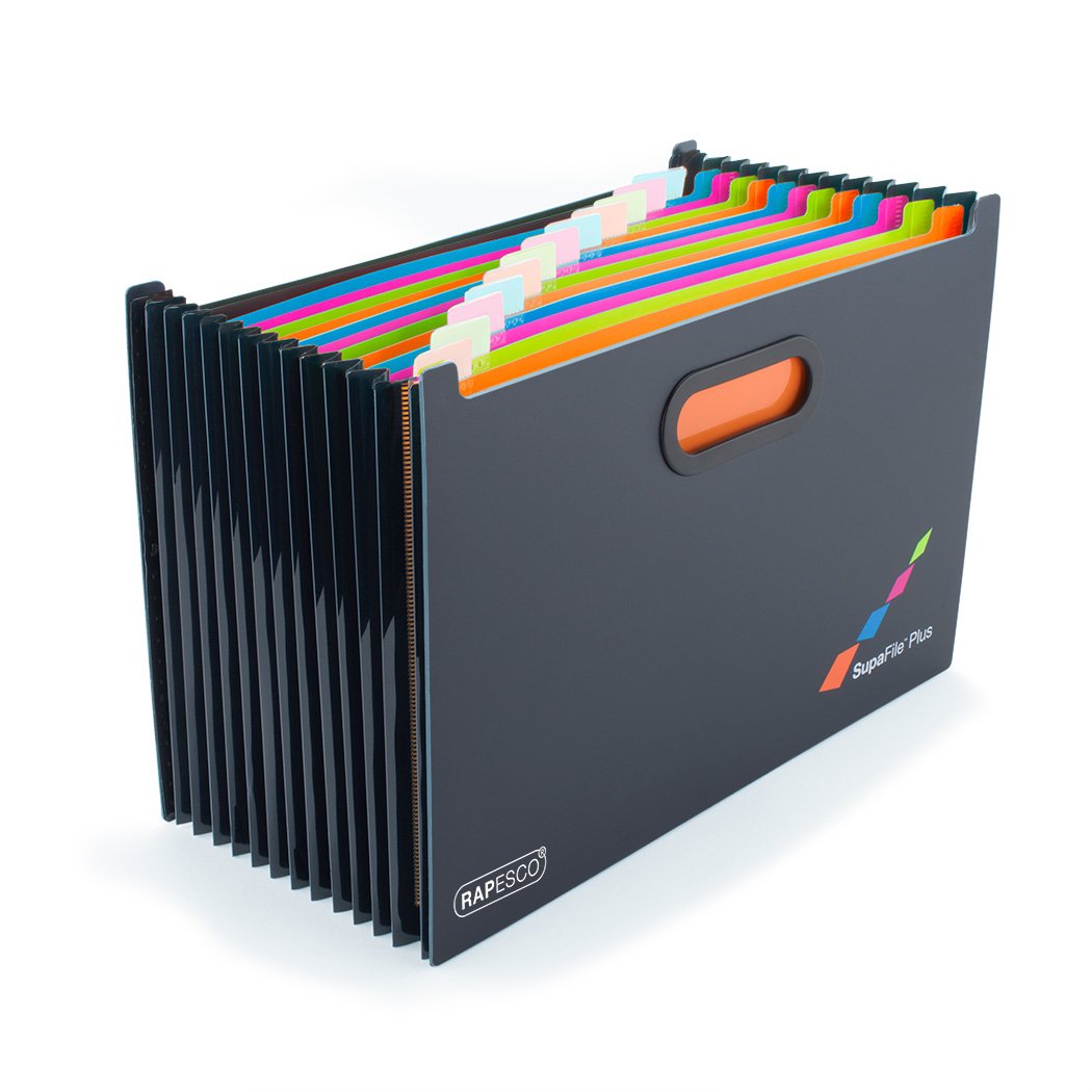 Rapesco Carpeta Clasificadora Supafile Plus Din A4+ 13 Compartimentos 65800322 - Material De Oficina