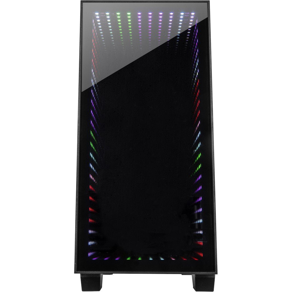 Caja Pc Inter-Tech X-608 Infinity Micro Tower Ventilador 1x120mm Rgb