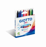 Lapices Cera Giotto 12 Colores
