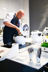 Tefal Cy851130 Olla Multi-Cocción 6 L Cromo, Blanco