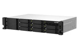 EAN 4711103081082 - QNAP TS-873AeU-RP NAS Bastidor (2U) Ryzen Embedded V1500B 4 GB DDR4 0 TB QuTS hero Negro imagen 5