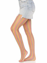 Leg Avenue - Medias De Crochet Multicolor