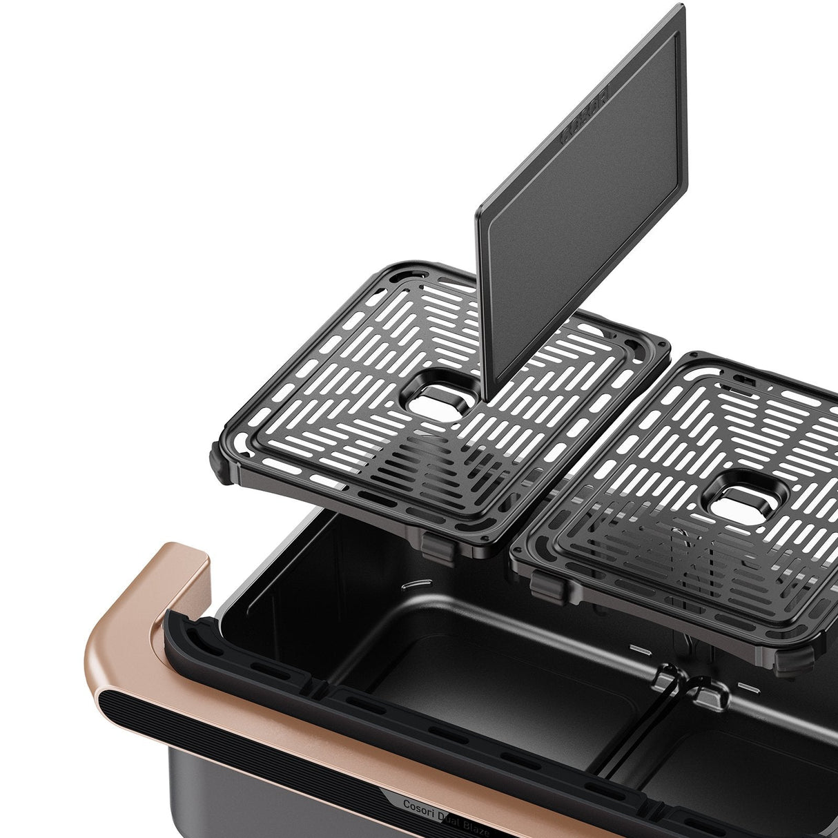 EAN 0810123673285 - Cosori Dual Blaze Twinfry Chef Edition Doble 10 L Independiente 2800 W Freidora de aire caliente Negro, O imagen 6