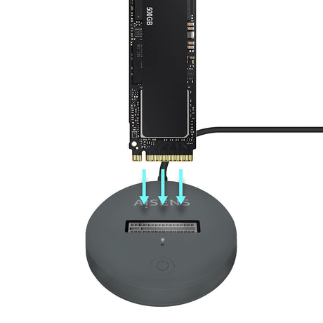 EAN 8436574708332 - AISENS ASUC-M2D014-GR caja para disco duro externo Caja externa para unidad de estado sólido (SSD) imagen 3