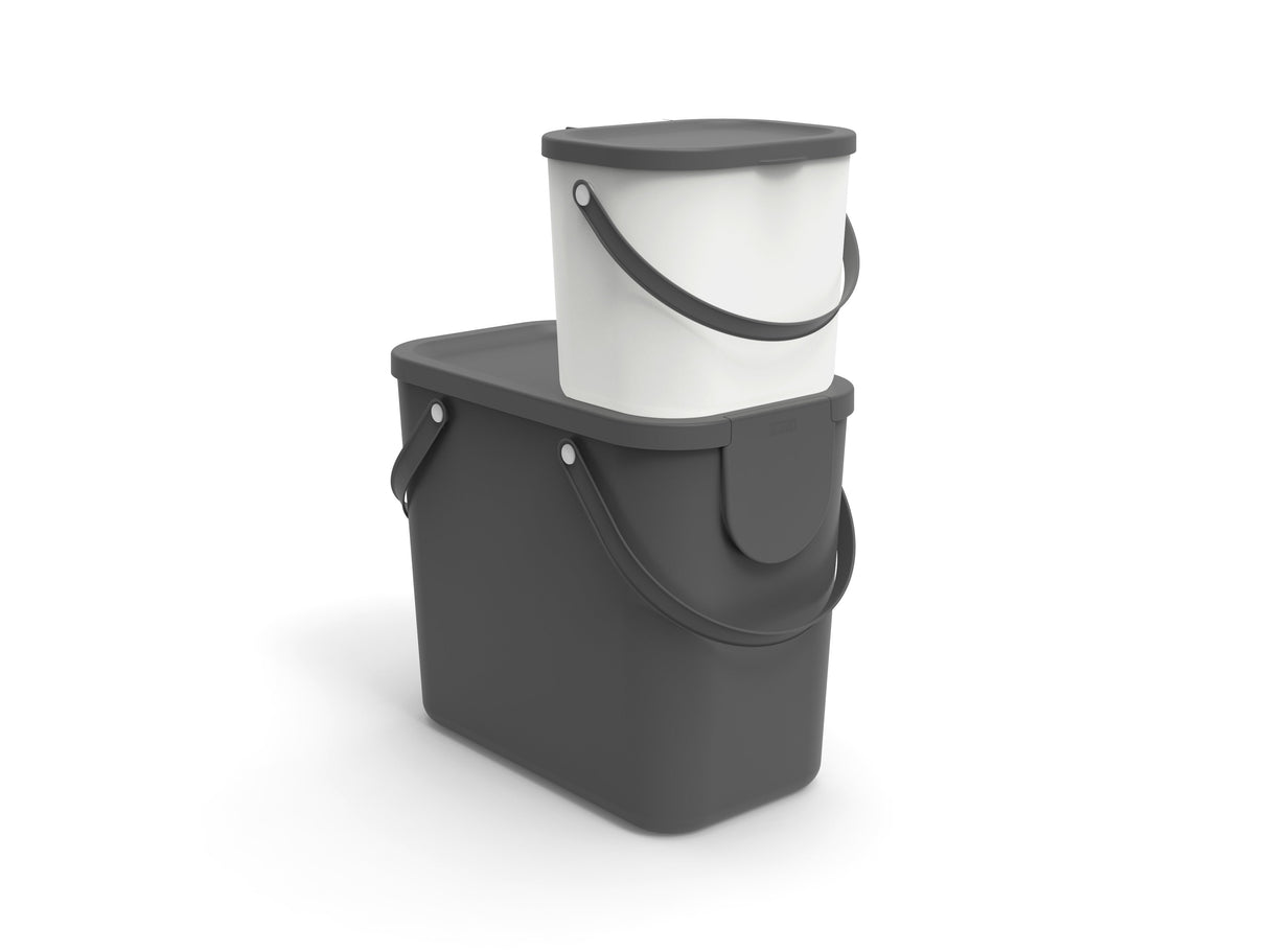 Rotho Albula Cubo De Basura Biológica De 6 Litros Azul