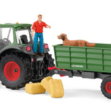 Schleich 42608 Farm World Tractor Con Remolque