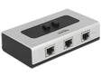 EAN 4043619876730 - DeLOCK 87673 hub de interfaz 1000 Mbit/s Negro, Gris imagen 1