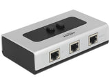 EAN 4043619876730 - DeLOCK 87673 hub de interfaz 1000 Mbit/s Negro, Gris imagen 1