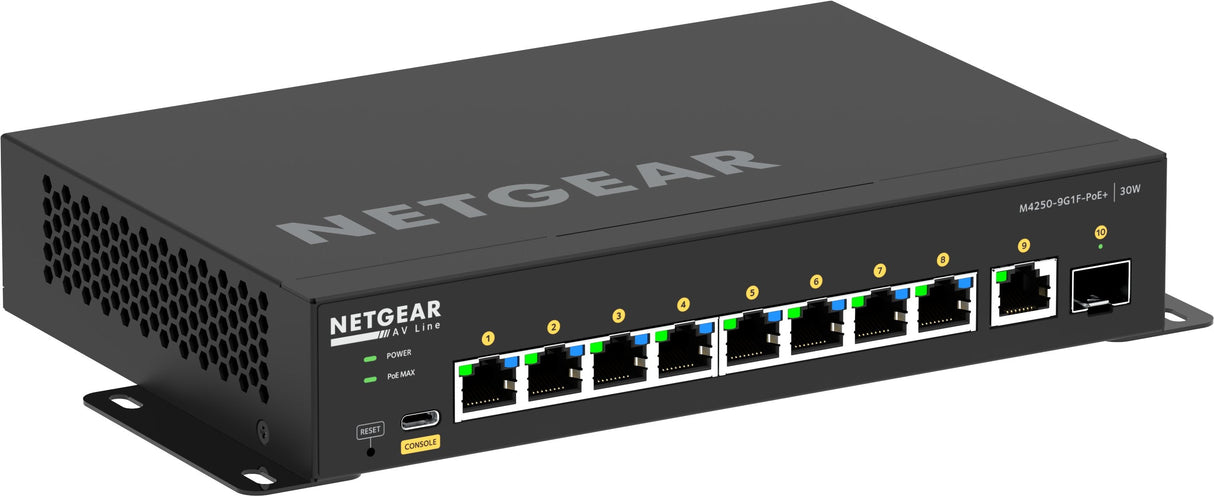 Netgear Gsm4210pd-100eus Switch Gestionado L2/L3 Gigabit Ethernet (10/100/1000) Energía Sobre Ethernet (Poe) Negro