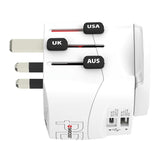 Skross Pro Light Usb Ac30pd World, Blanco
