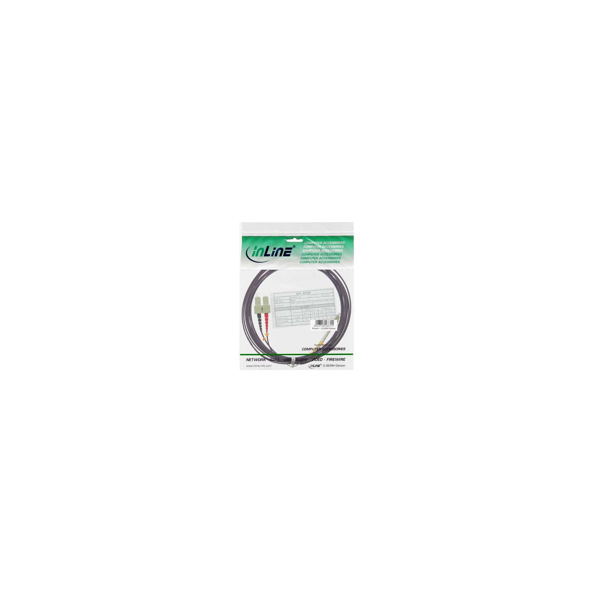 Inline® Fiber Optical Duplex Cable Lc/Sc 50/125?M Om4 10m