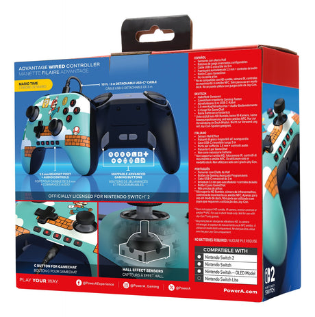 EAN 0617885153518 - PowerA Advantage Multicolor USB Gamepad Analógico/Digital Nintendo Switch 2 imagen 5