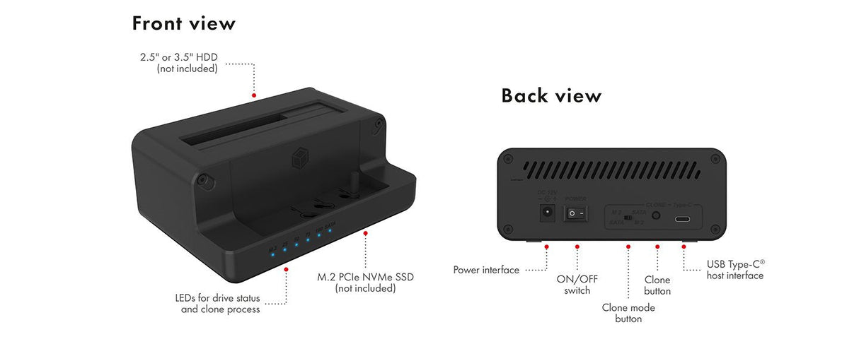 EAN 4250078173274 - ICY BOX IB-2914MSCL-C31 USB 3.2 Gen 2 (3.1 Gen 2) Type-C Negro imagen 12