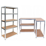 EAN 5902838469125 - Topeshop REGAŁ G9030 soporte para almacenar herramientas de jardín Independiente Acero galvanizado, MDF imagen 2