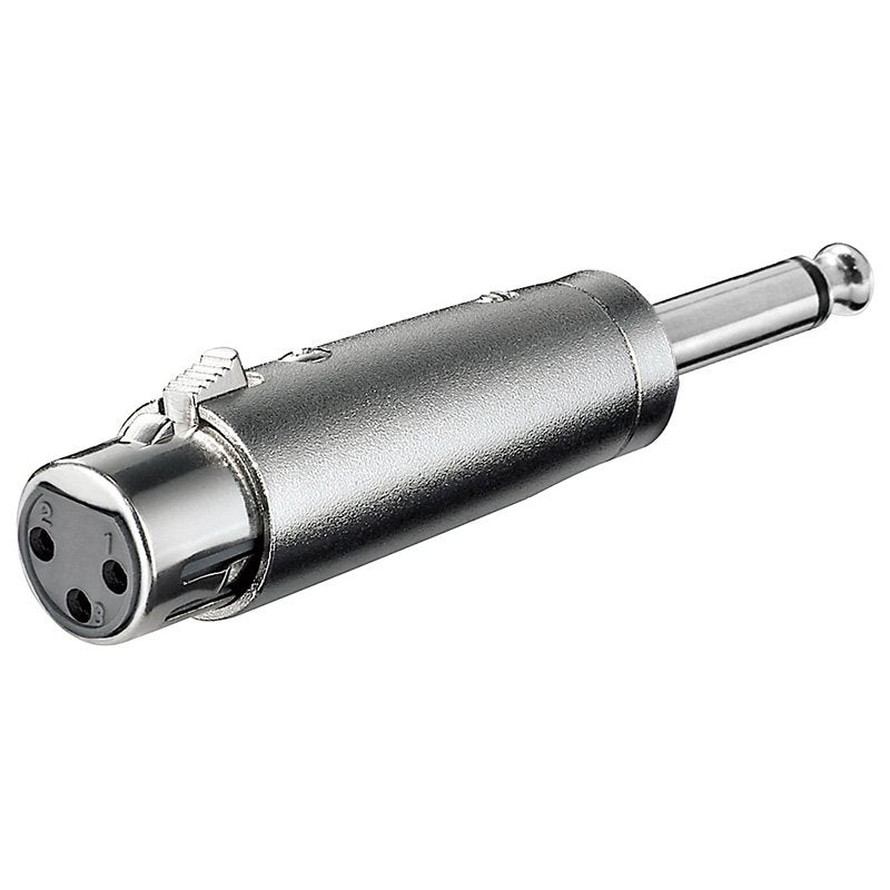Goobay 27451 6.35 Mm 3 Pin Xlr Gris