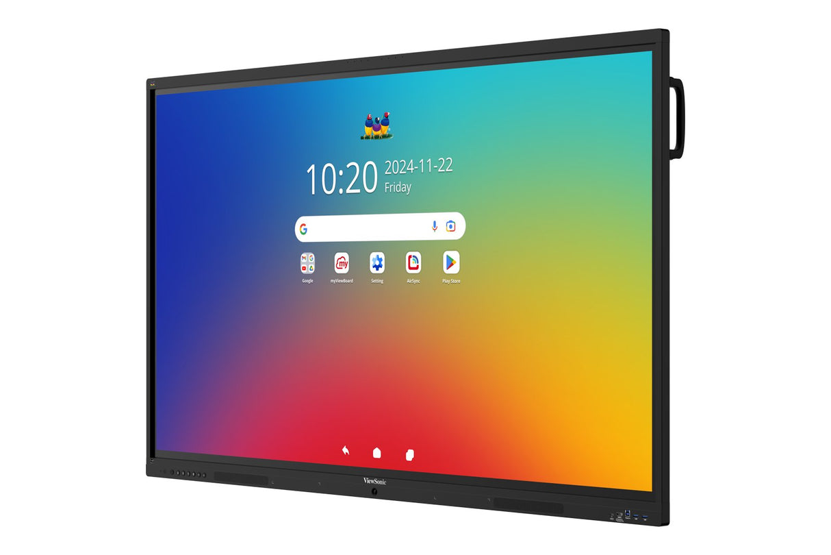 Viewboard 41 Serie Touchscreen 65inch Uhd, Android 16 Edla, Ir 450 Nits, 2x20w + Sub 15w + 8 Array Mic, 3 X Usb-C 8/128gb, 8-Core C