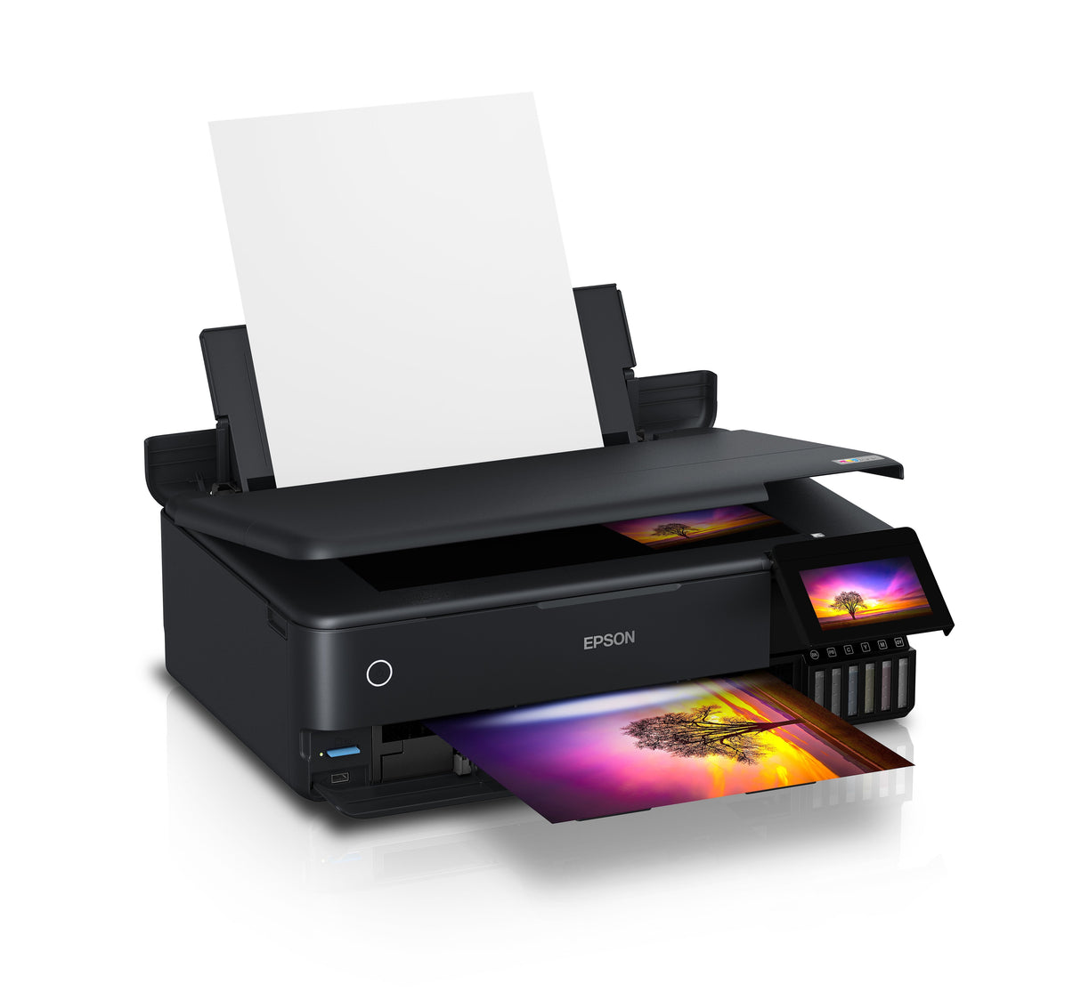 Impresora De Tinta Epson Ecotank L8180, 3in1, A4, 28ppm, Usb, Panel Lcd, 6ink