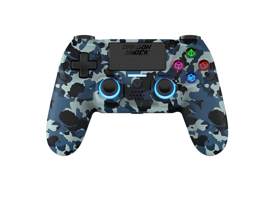 Dragonshock Mando Mizar Inalámbrico Azul Camo Ps4