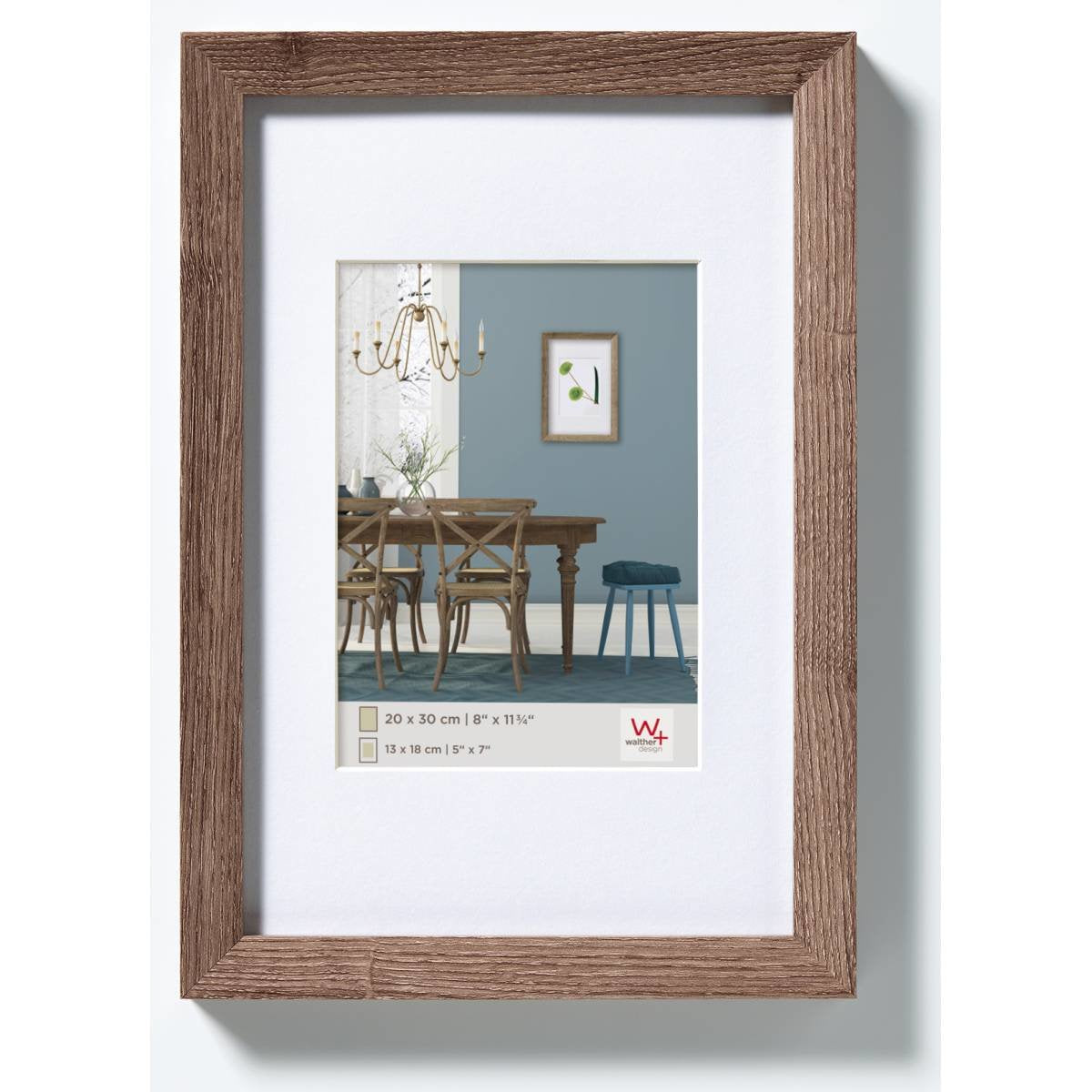 Nogal Walther Fiorito 15x20 Madera Incl. Passepartout Ef520n