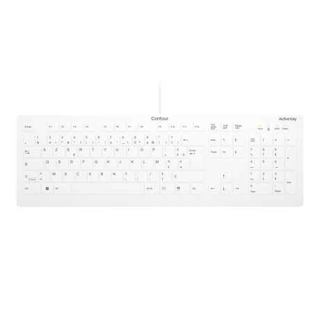 EAN 7061117806469 - Contour Design Active Key AK-C8112 teclado Médico USB AZERTY Francés Blanco imagen 1