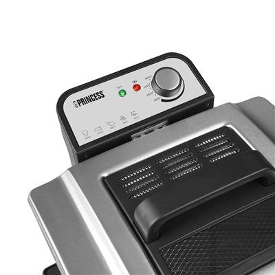 EAN 8712836996717 - Princess 184090 Sencillo 5 L 3270 W Freidora Plata imagen 3