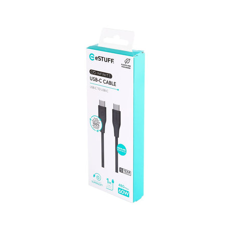 EAN 5715328134669 - eSTUFF ES604180 cable USB USB 2.0 1 m USB C 60 W Negro imagen 3