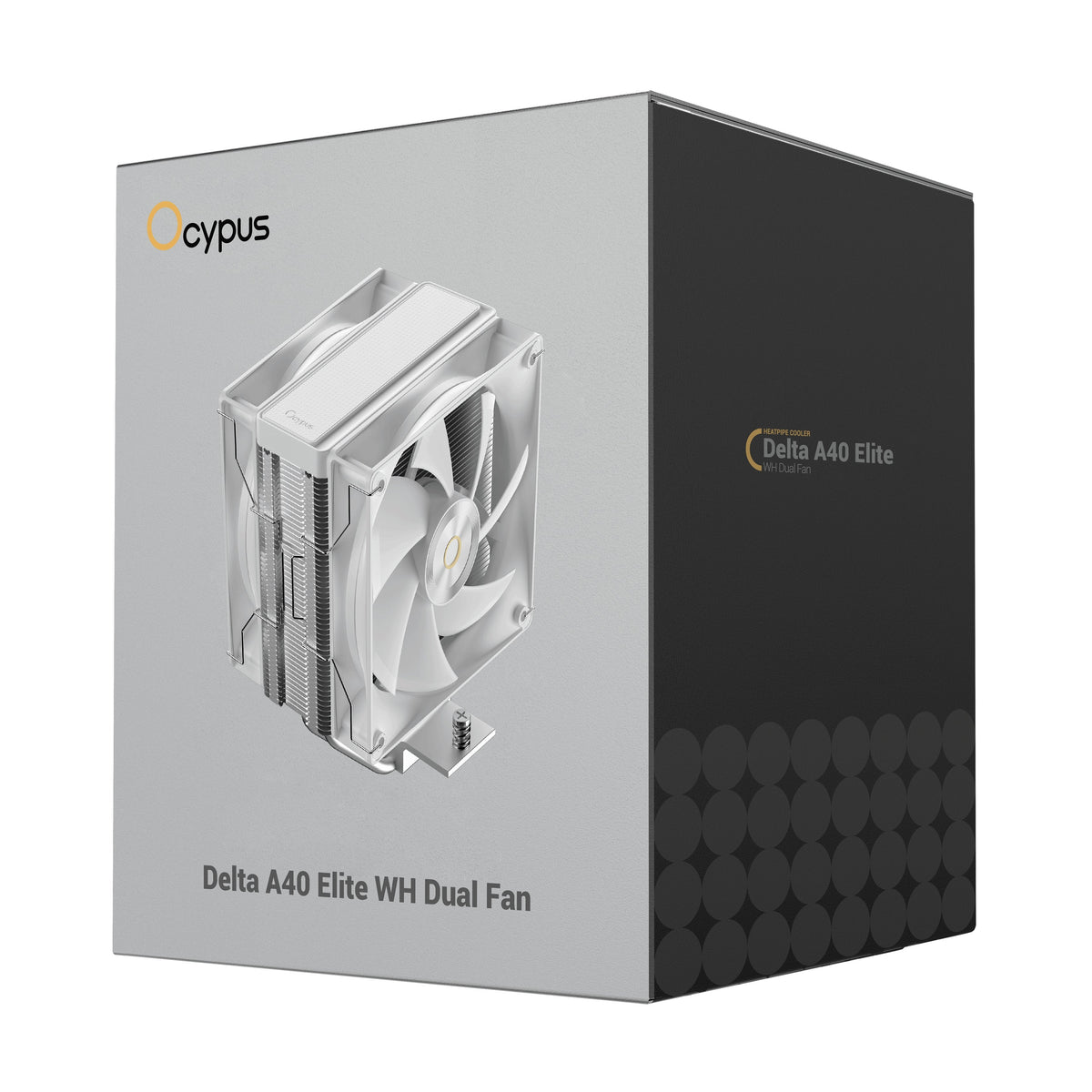 Refrigeracion Cpu Ocypus Delta A40 Elite Dual Fan (Blanco, 120 Mm) Delta-A40-Wh2nnwn00x-Gl