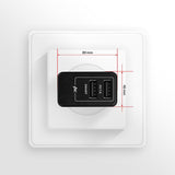Axagon Acu-Ds16, Cargador De Red Smart, 2x Salidas Usb 5v / 2.2a + 5v / 1a, 16w