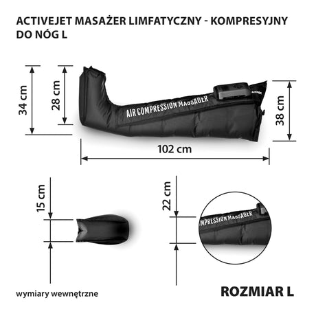 EAN 5901443391838 - Activejet ACM-PLUS-A1 L masajeador Piernas Negro imagen 25