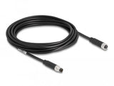 Delock M8 A-Kodiert 4 Pin Cable Stecker Zu Buchse Pur (Tpu) 5 M