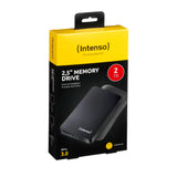 Disco Externo Hdd Intenso 2 Tb 2.5" Usb 3.0 Negro + Funda Protectora