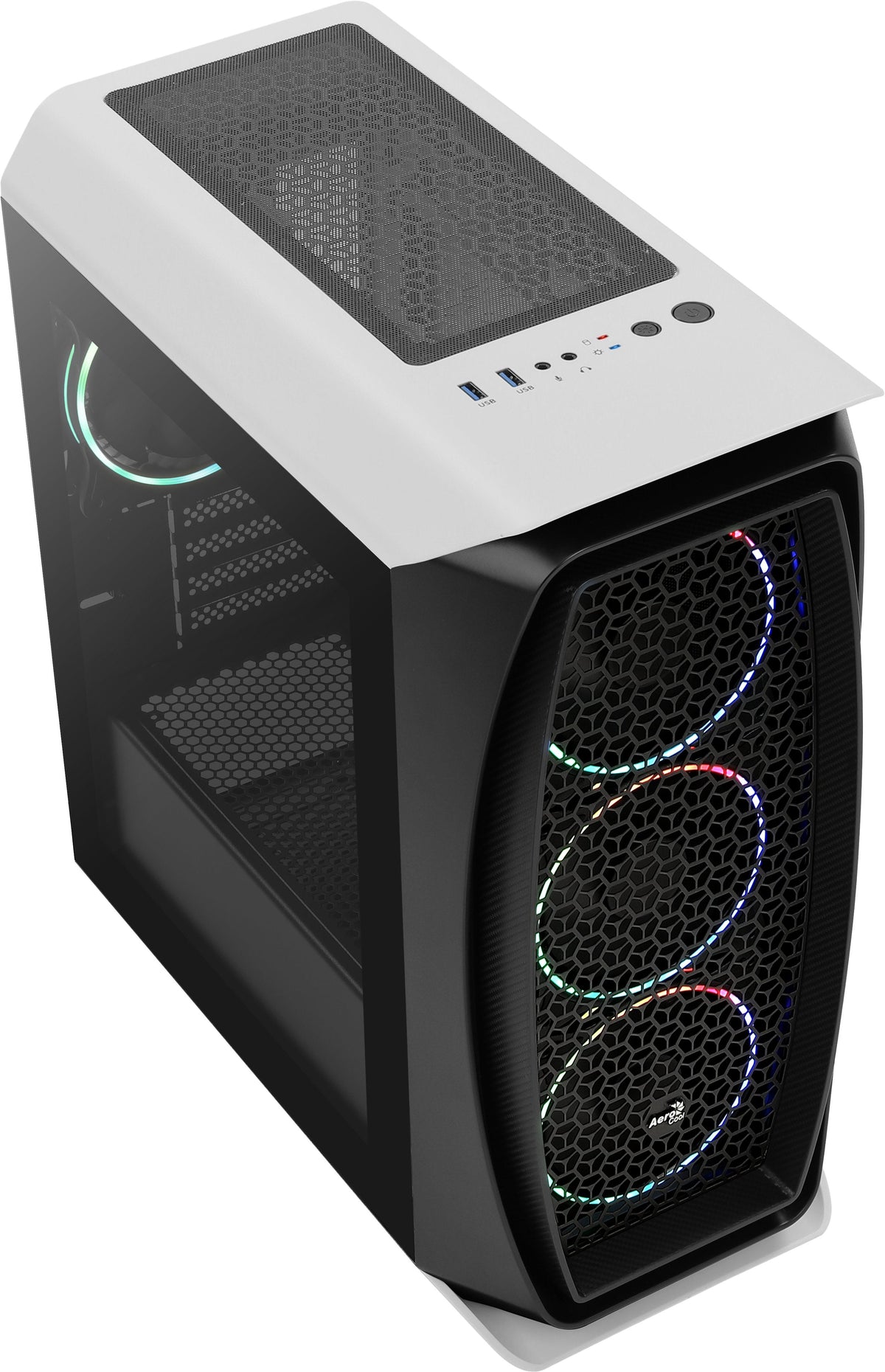 Caja Pc Aerocool Aero One Mini Eclipse Black Matx, 4x