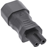 Adaptador De Alimentación Inline Iec 60320 C14 / C7 3 Pines A 2 Pines