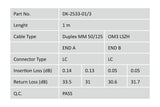 EAN 4016032248859 - Digitus DK-2533-01/3 Cable de fibra óptica e InfiniBand 1 m I-VH Color aguamarina imagen 5