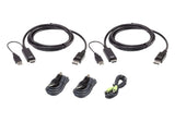 Kit De Cable Para Conexión Kvm Seguro Universal Dual Display De 1,8 M