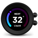 Refrigerador Liquido Cpu Nzxt Kraken Elite 240 2x120 Negro Per Display Lcd Plus