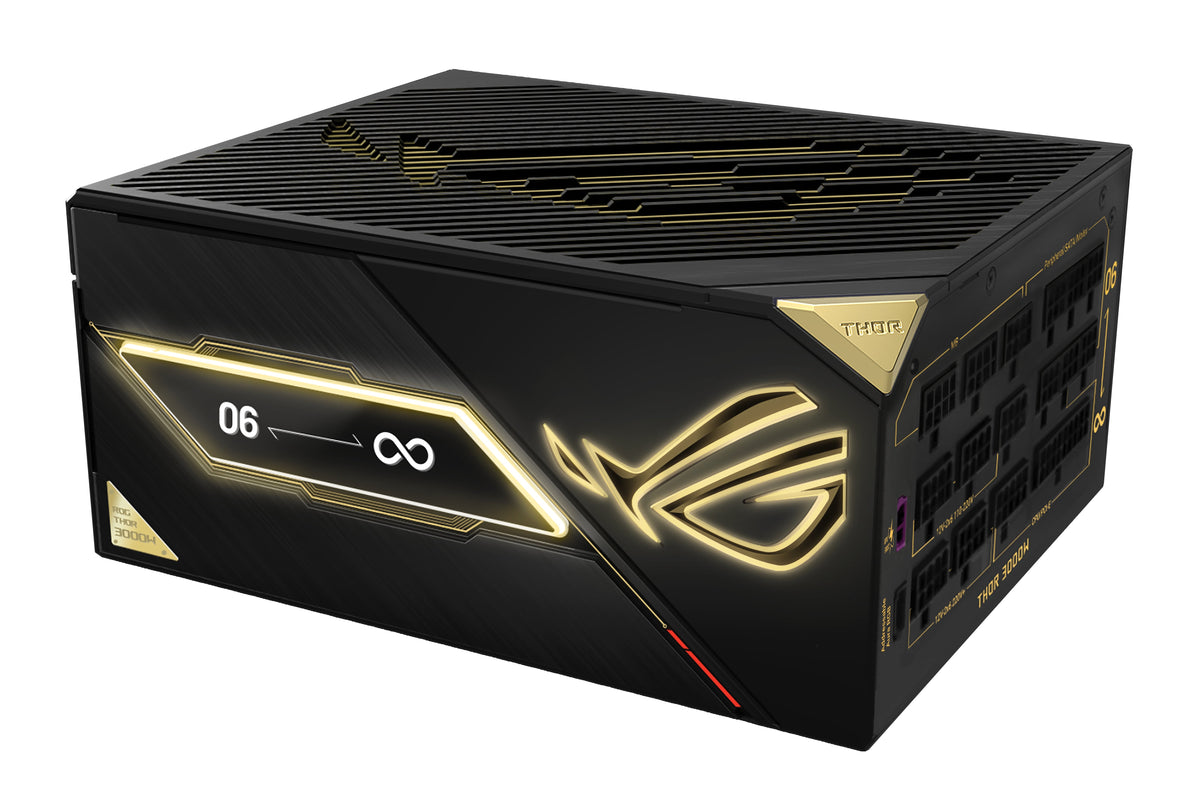 Asus Rog Thor 3000w Titanium Iii Edition 20 Unidad De Fuente De Alimentación 20+4 Pin Atx Atx Negro