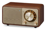 Sangean Wr-7 Plus Nogal Vintage Radio Con Mueble De Madera Fm Bluetooth Aux
