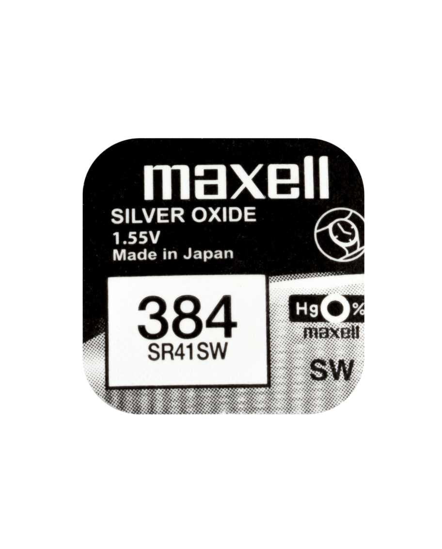 Maxell Pila Oxido Plata (384) Sr41sw Caja*10