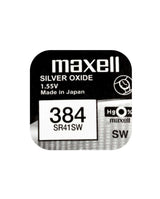 Maxell Pila Oxido Plata (384) Sr41sw Caja*10