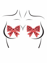 Leg Avenue Pezoneras Lazos Talla Unica