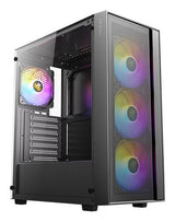 Caja Semitorre Atx Ax65 A-Rgb Negro Antec Bahías Int.: 3.5'' / 2.5'' (Combo): 2 / 1 Y 2x2'5/ 1xusb 3.0, 2xusb-2.0/ Audio In/Out