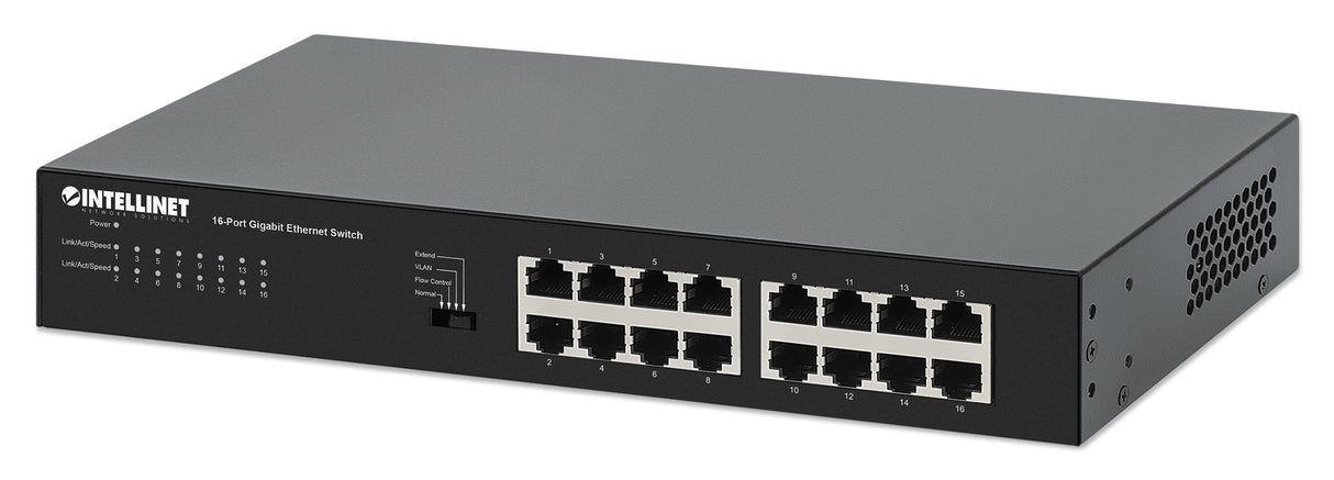 Intellinet 561815 Switch 16p Gigabit Manual Vlan