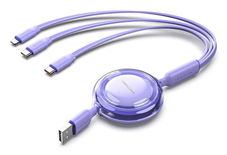 EAN 6922794791145 - Vention TRJVBE cable USB USB 2.0 USB A USB C/Lightning Púrpura imagen 1