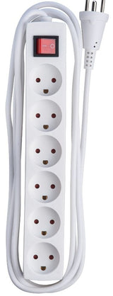EAN 5704174389682 - Microconnect MC-GRU0630DK base múltiple 3 m 6 salidas AC Interior Blanco imagen 1