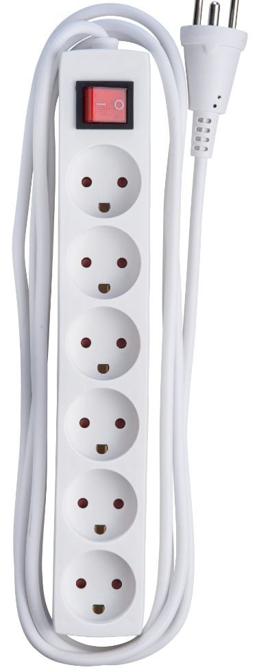 EAN 5704174389682 - Microconnect MC-GRU0630DK base múltiple 3 m 6 salidas AC Interior Blanco imagen 1
