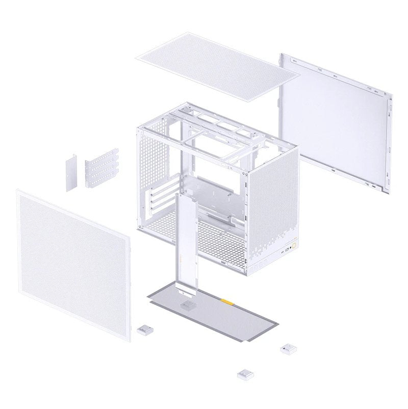 Jonsbo D32 Std Mesh Pc-Gehäuse, Mini-Gehäuse, Matx - Weiss