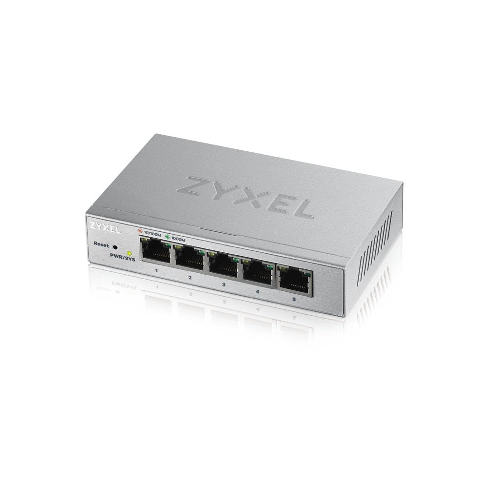 Switch Zyxel 5ptos 10/100 Plata Gs1200-5-Eu0101f