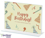 Archivo 2000 Expositor Sobremesa En Forma De T Din A5 Horizontal 75x210x155 Mm Cristal Transparente